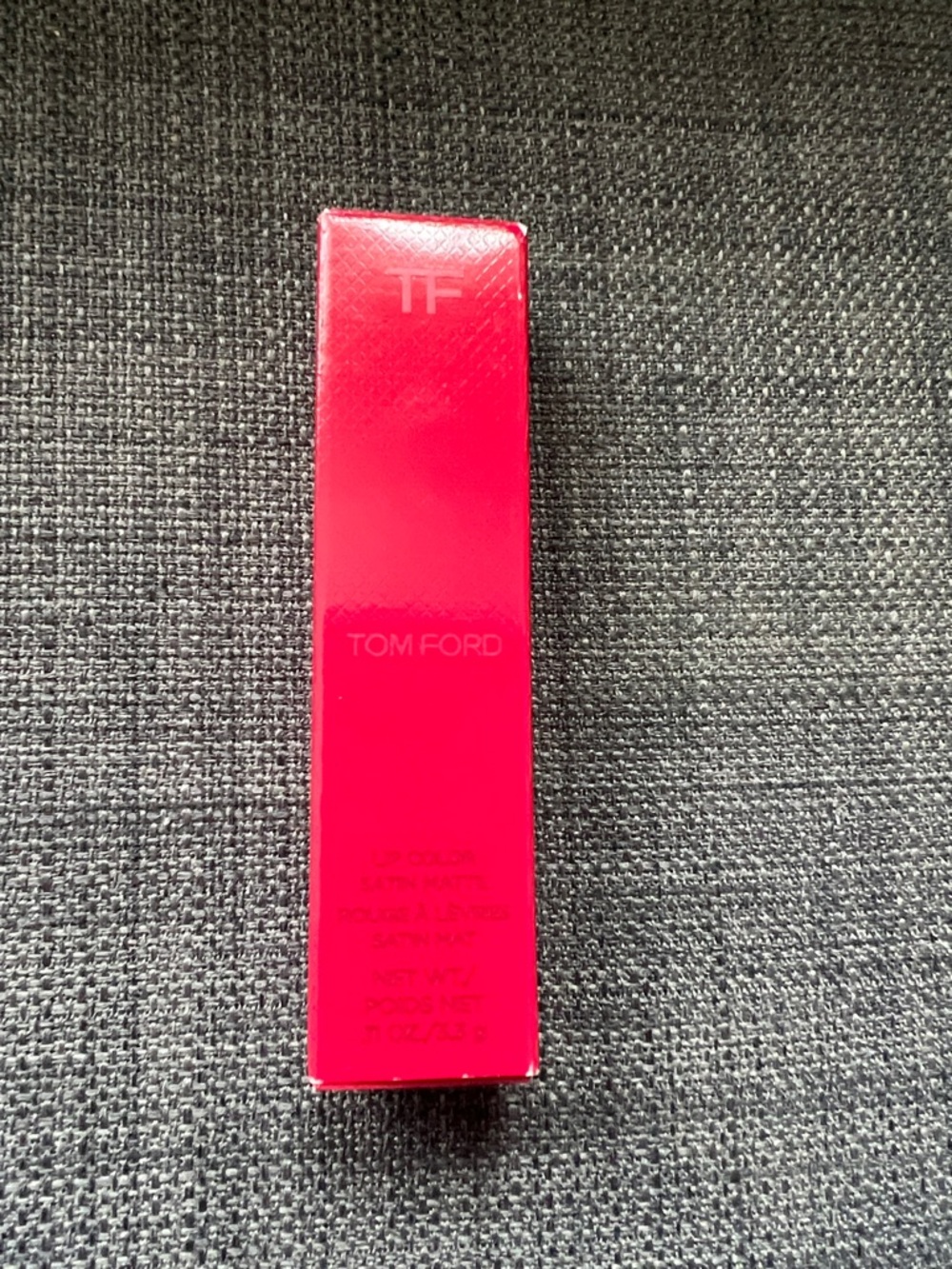 Tom Ford Lip Color in Bright Red Packaging